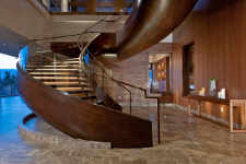 The ANdAZ Grand Staircase just completed by Pure Timber in Gig Harbor, Washington