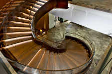 The ANdAZ Grand Staircase just completed by Pure Timber in Gig Harbor, Washington